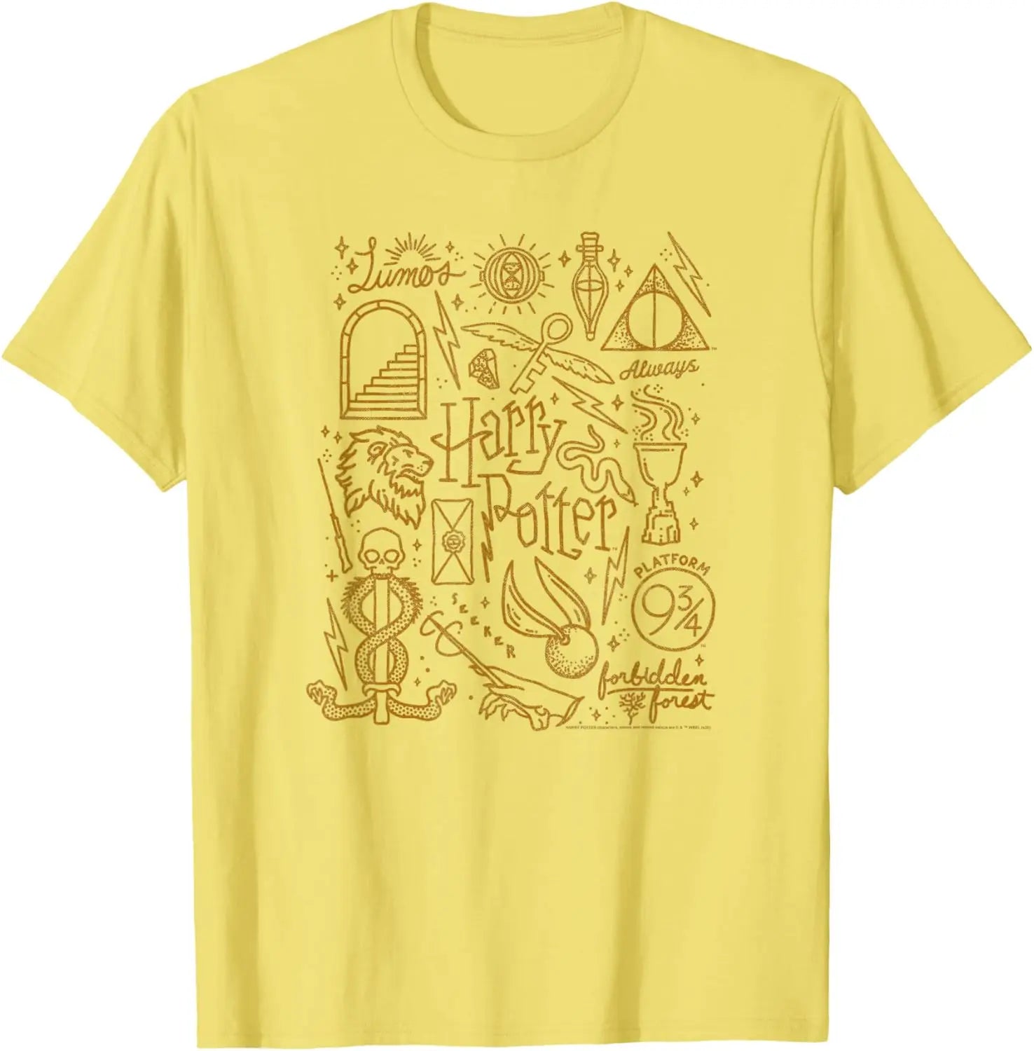 Harry Potter Deathly Hallows 2 Icon Collage Poster T‑Shir - Image 9