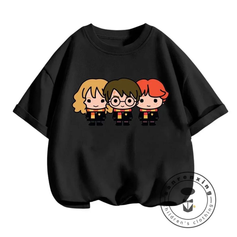 Kids Boys & Girls Cartoon Anime Harry Potter T-Shirt - Image 6