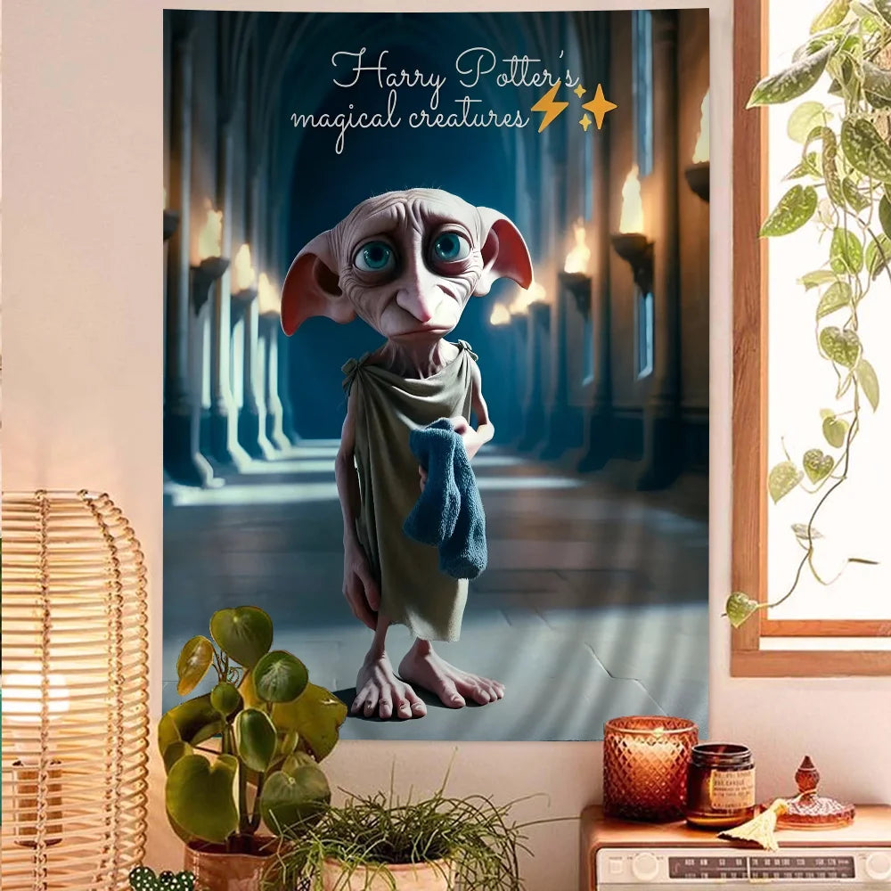 Diamond Painting Dobby & Hogwarts Tapestry - Image 15