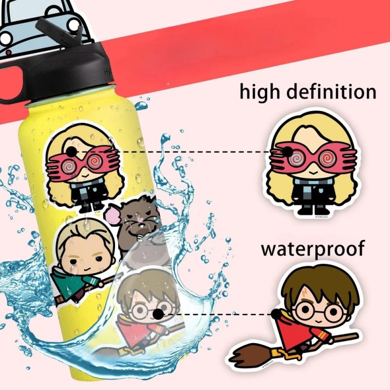 50Pcs Harry Potter Waterproof Stickers – Q Version Cartoon - Image 4
