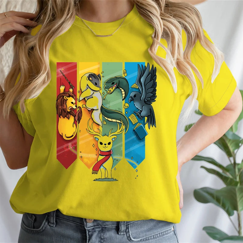 Magic Animal Ladies Cotton T-Shirt - Image 12