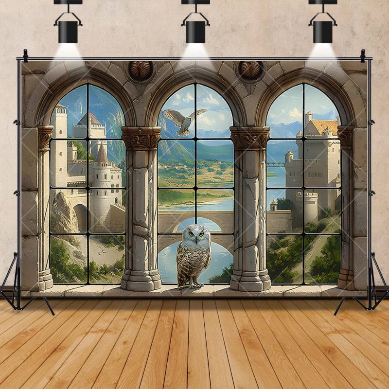 Magic Castle Witches & Wizards School Backdrop - Image 10