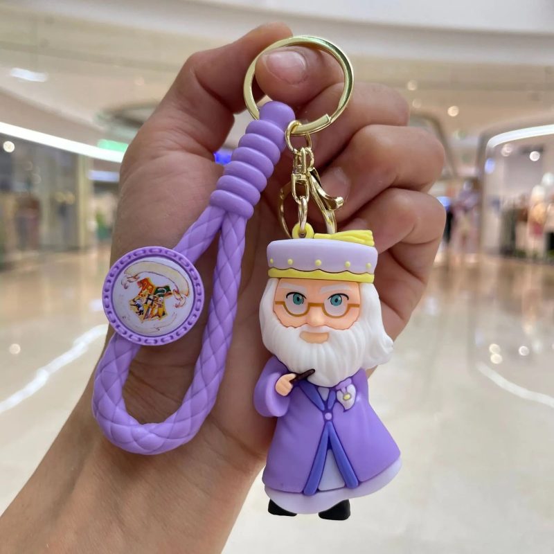 5PCS Anime Harry Potter Figure Keychain Set - Image 8