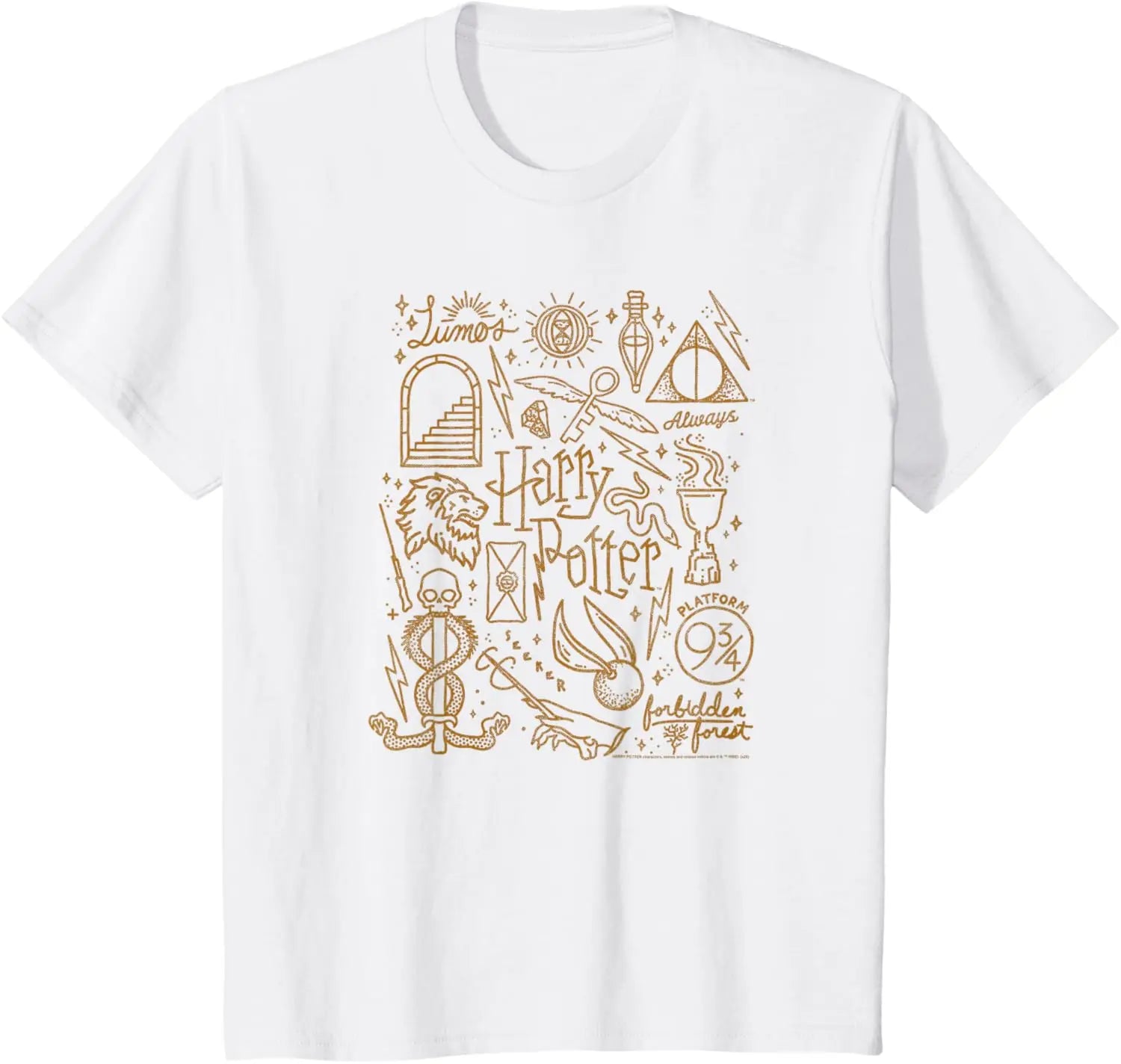 Harry Potter Deathly Hallows 2 Icon Collage Poster T‑Shir - Image 6