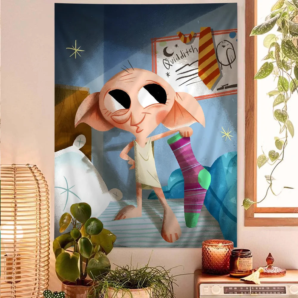 Diamond Painting Dobby & Hogwarts Tapestry - Image 12
